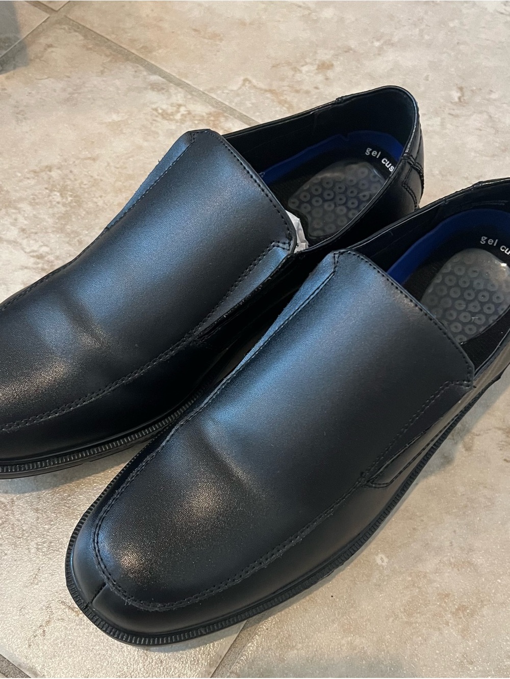 Dr. Scholl's Men's Black Slip-On Loafers with Gel Cushion